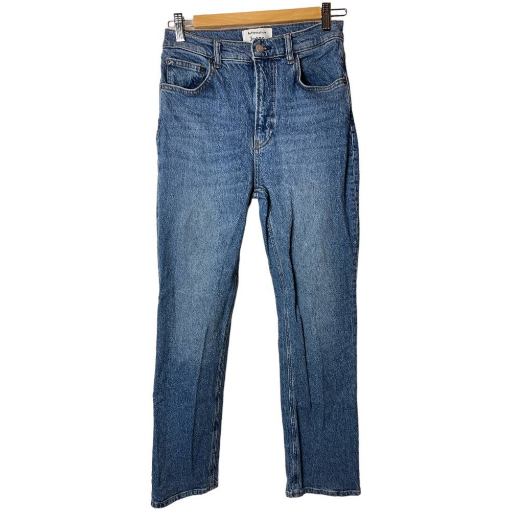 Reformation Lisa Blue High Rise Straight Jeans Women's Size 28